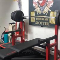 80 kg di pesi toorx in ghisa e di cemento