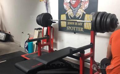 80 kg di pesi toorx in ghisa e di cemento