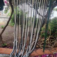 tende a strisce in plastica per balcone