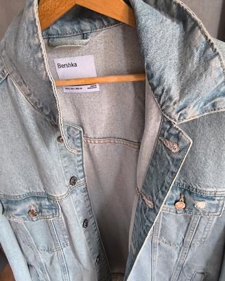 giacca uomo denim Bershka L 