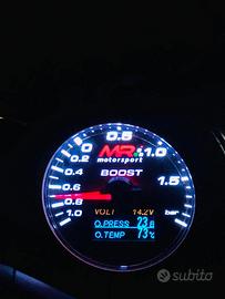 Manometro turbo 4 in 1 MRMOTORSPORT per 500 abarth