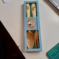 set posate da portata insalata disney