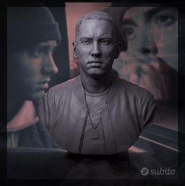 Eminem 3D bust Song Miusic Spotify Aura