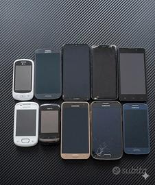 Lotto 10 Smartphone Vintage e non - Samsung, ecc..