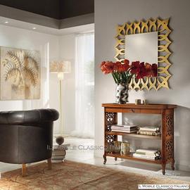 Libreria in ciliegio con traforo