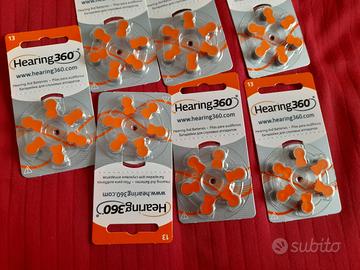 pile per apparecchi acustici