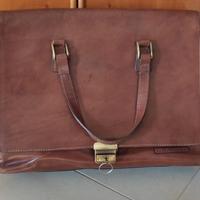 Borsa da lavoro artigianale in pelle