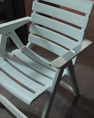 N.2 sedie giardino come nuove SOLO RITIRO
