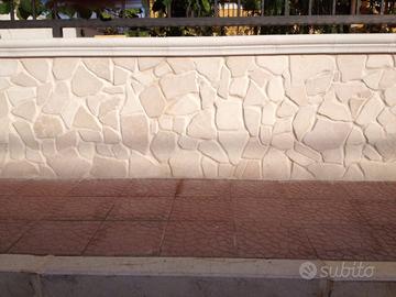 Palladiana di pietra informa burattata