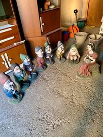 Nani+Biancaneve  da giardino