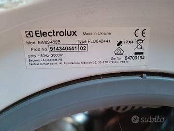 Ricambi lavatrice Electrolux  Ews6S462B