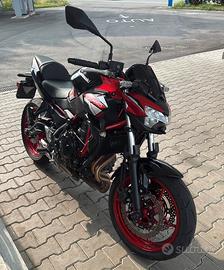 Kawasaki Z650 depotenziata A2, gomme nuove