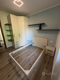 camera letto singola NUOVA! Armadio e letto