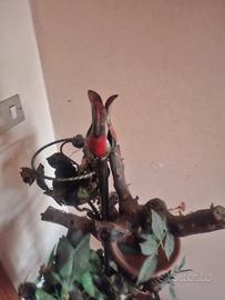 portavaso in ferro battuto