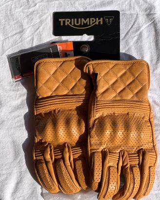 Guanti Pelle Triumph Dalton Glove-Gold XXL/12