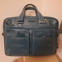 Borsa Piquadro blue square pelle