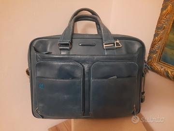 Borsa Piquadro blue square pelle