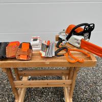 Motosega Stihl MS 231/C con varie attrezzature