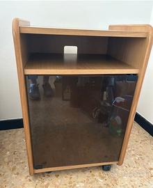 Tavolino portatelevisione color ciliegio