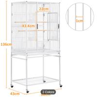 gabbia con carrello