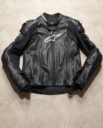 Giacca moto pelle Alpinestars Missile tg 48