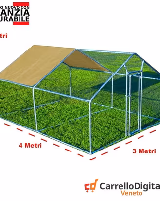 Recinto per Polli 3x4 m x h 2 m – 12 mq – beige