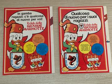 Pubblicità Club Giovani Marmotte anni '70