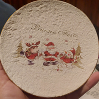 Piatto in ceramica Buone Feste