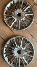 2 COPRICERCHI ORIGINALI LANCIA YPSILON 15”