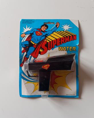 superman water gun 1978 fondo di magazzino blister