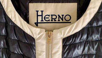 Herno Donna NUOVO – Vera Piuma-Stile Chanel-Tg 44