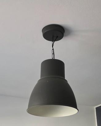 Coppia lampadari neri  