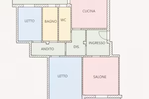 Ampio Trivano con due bagni cucina abitabile