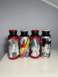 Lotto 4 Borracce Alluminio Coca-Cola