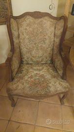 divano vintage barocco 