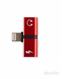 LOTTO 7 Adattatori Lightning Splitter Rosso