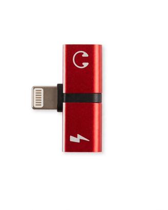 LOTTO 7 Adattatori Lightning Splitter Rosso