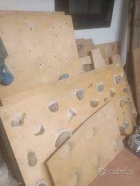 struttura e prese boulder