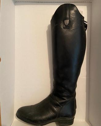 stivali da equitazione in pelle nera
