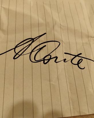 autografo mister Antonio Conte