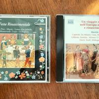 Due CD di musica rinascimentale