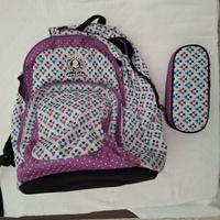 Cartella scuola Invicta con astuccio.