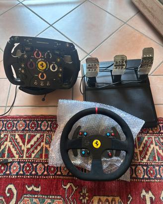 Thrustmaster T300 Alcantara + Volante Ferrari F1