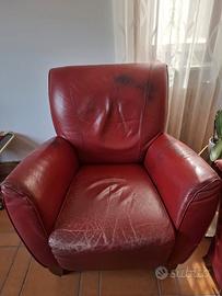 Divano poltrona e pouf natuzzi