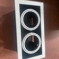 Porta lampada incasso controsoffitto 2 scelta luce