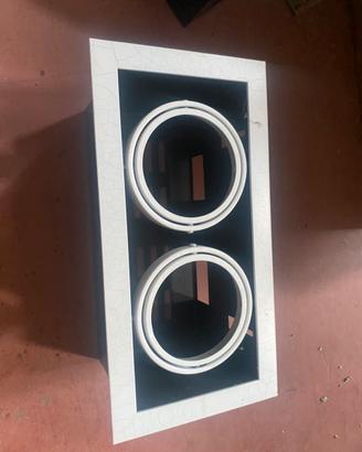 Porta lampada incasso controsoffitto 2 scelta luce