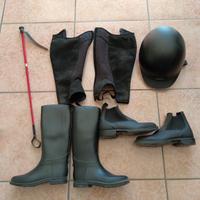 set equitazione bambina/o