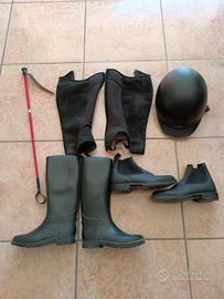 set equitazione bambina/o