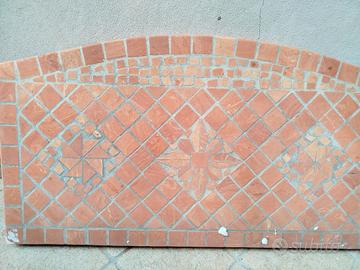 mosaico ingresso / mattonelle cotto