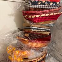 Ceste Vimini/ Cartone per Pasqua/ Natale